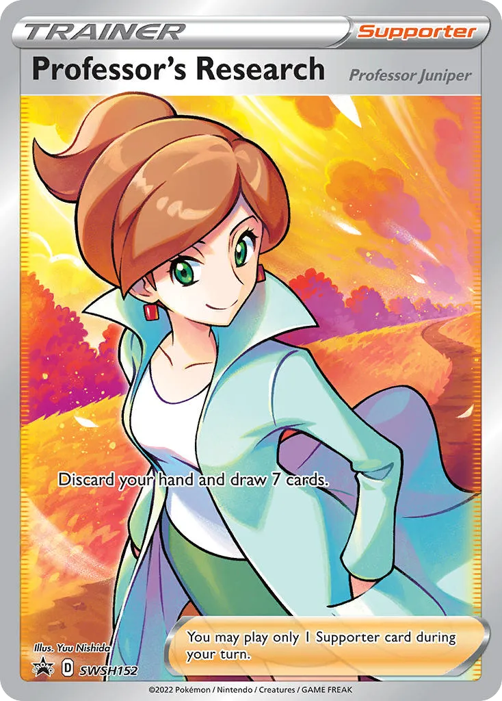 2019 SWSH Black Star Promos Professor's Research #SWSH152 card image