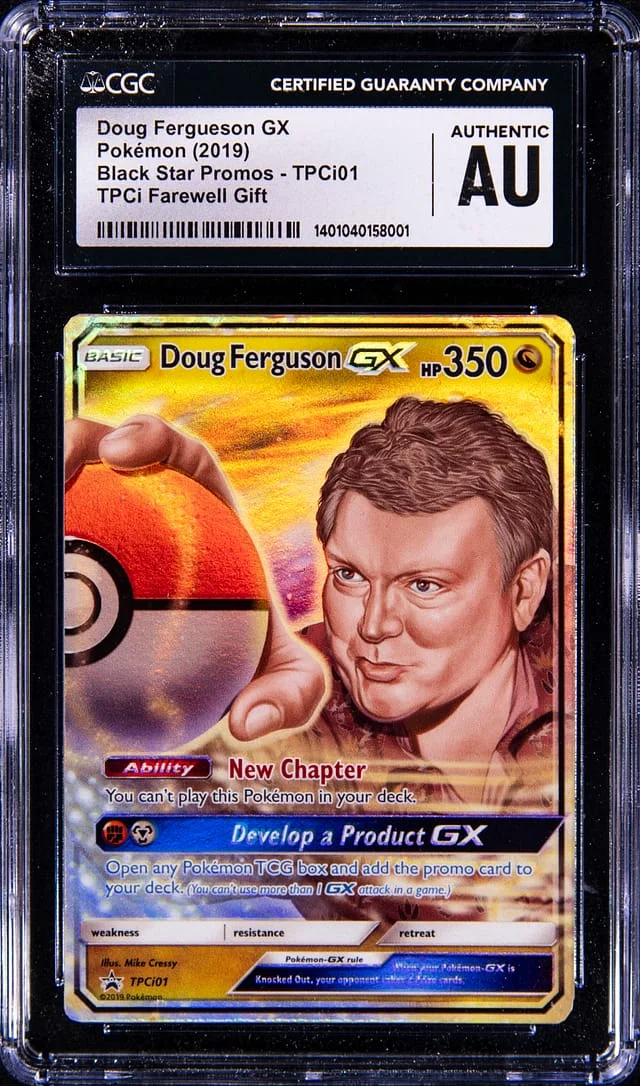 2019 Pokemon TPCi Farewell Gift Black Star Promos Doug Ferguson GX #TPCi01 card image