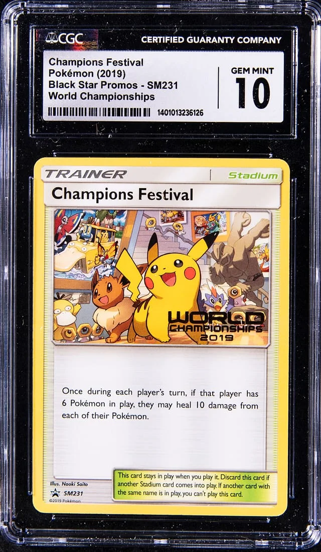 2019 Pokemon World Championships Promo Champions Festival #SM231 card image