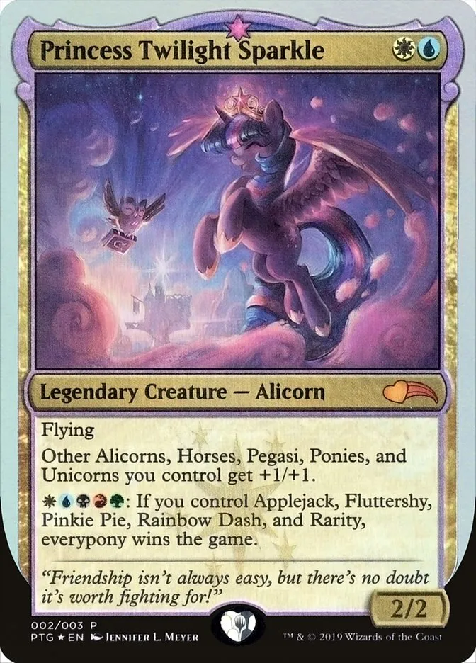 2019 Ponies: The Galloping Princess Twilight Sparkle mythic #2 unlisted card image