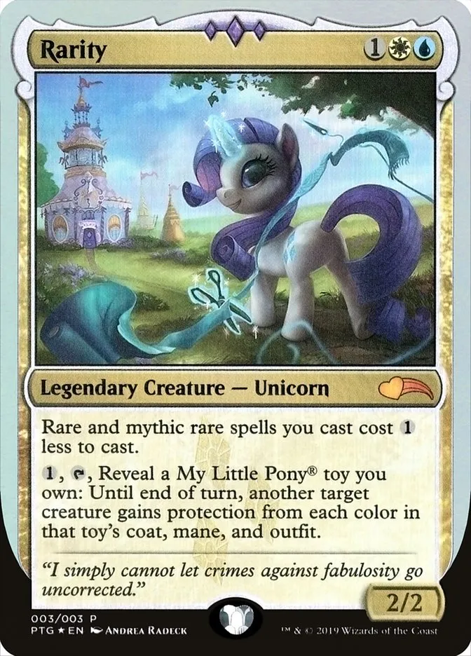 2019 Ponies: The Galloping Rarity mythic #3 unlisted card image