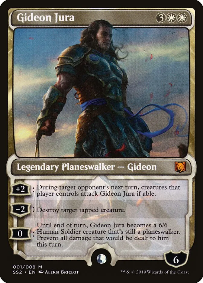 2019 Signature Spellbook: Gideon Gideon Jura mythic #1 unlisted card image