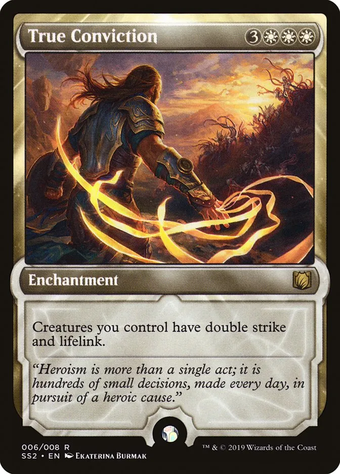 2019 Signature Spellbook: Gideon True Conviction rare #6 unlisted card image