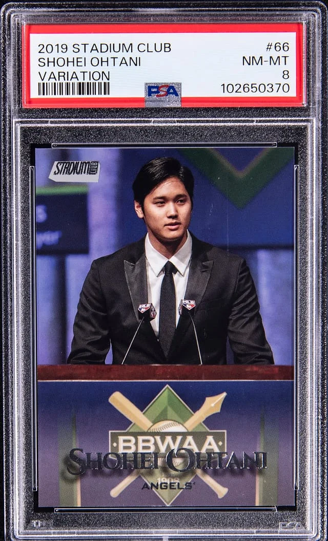 2019 Stadium Club Shohei Ohtani Variation #66 card image