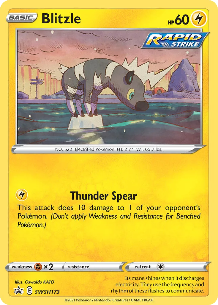 2019 SWSH Black Star Promos Blitzle #SWSH173 card image