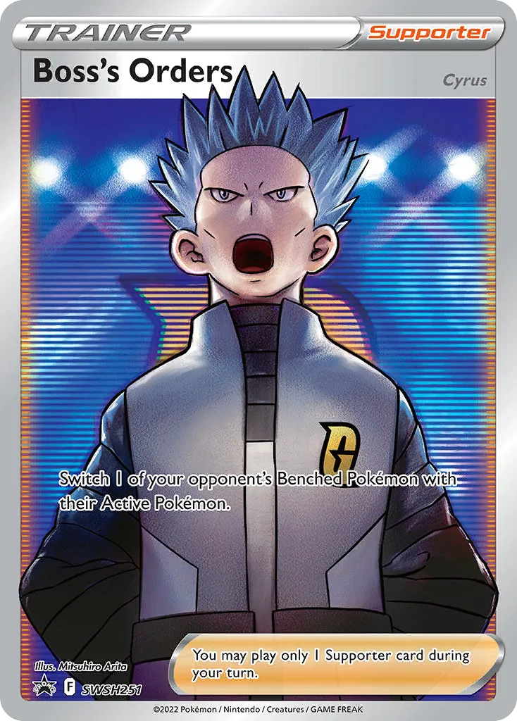 2019 SWSH Black Star Promos Boss's Orders #SWSH251 card image
