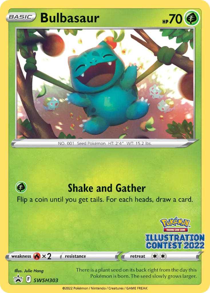 2019 SWSH Black Star Promos Bulbasaur #SWSH231 card image