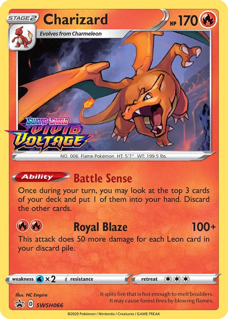 2019 SWSH Black Star Promos Charizard #SWSH066 card image