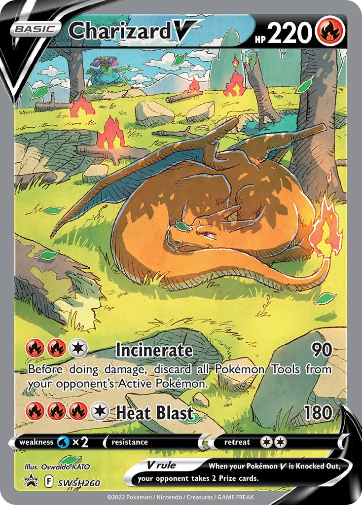 2019 SWSH Black Star Promos Charizard V #SWSH050 card image