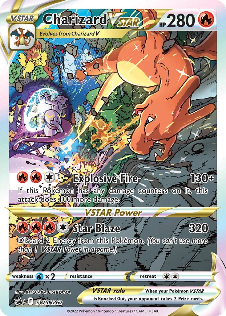 2019 SWSH Black Star Promos Charizard VSTAR #SWSH262 card image