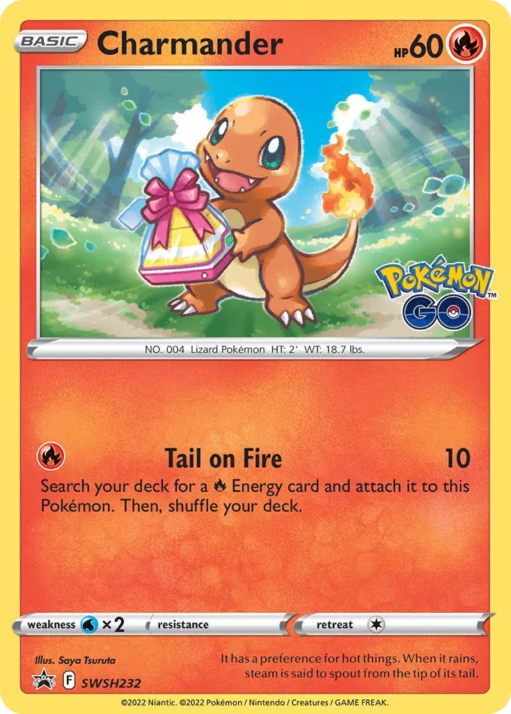 2019 SWSH Black Star Promos Charmander #SWSH232 card image