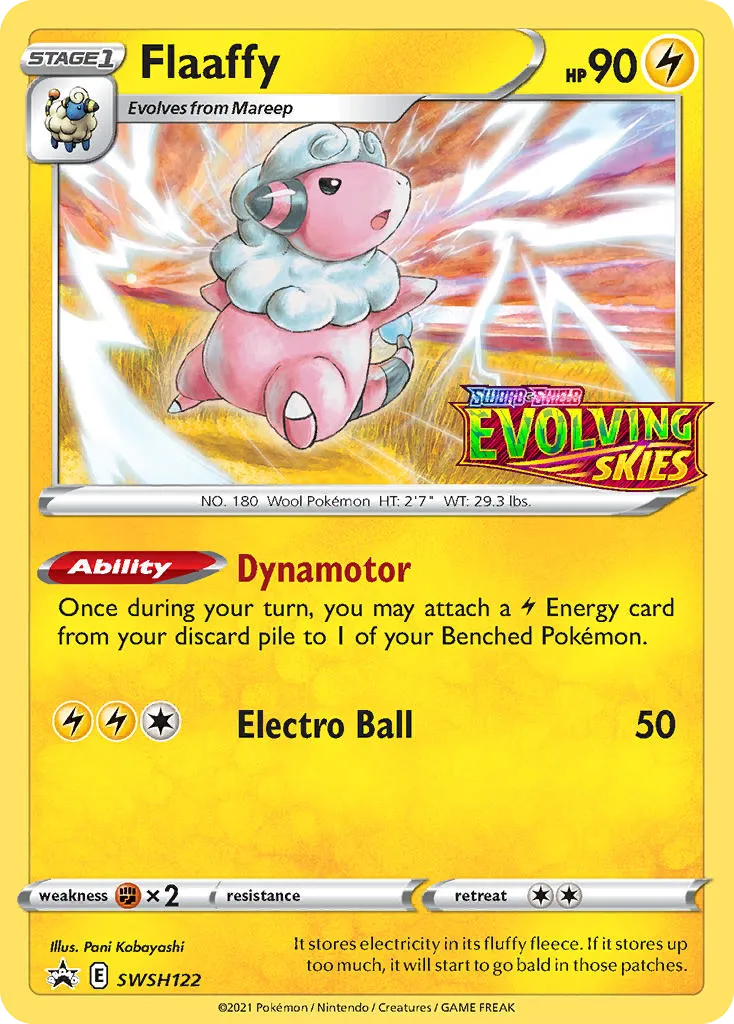 2019 SWSH Black Star Promos Flaaffy #SWSH122 card image