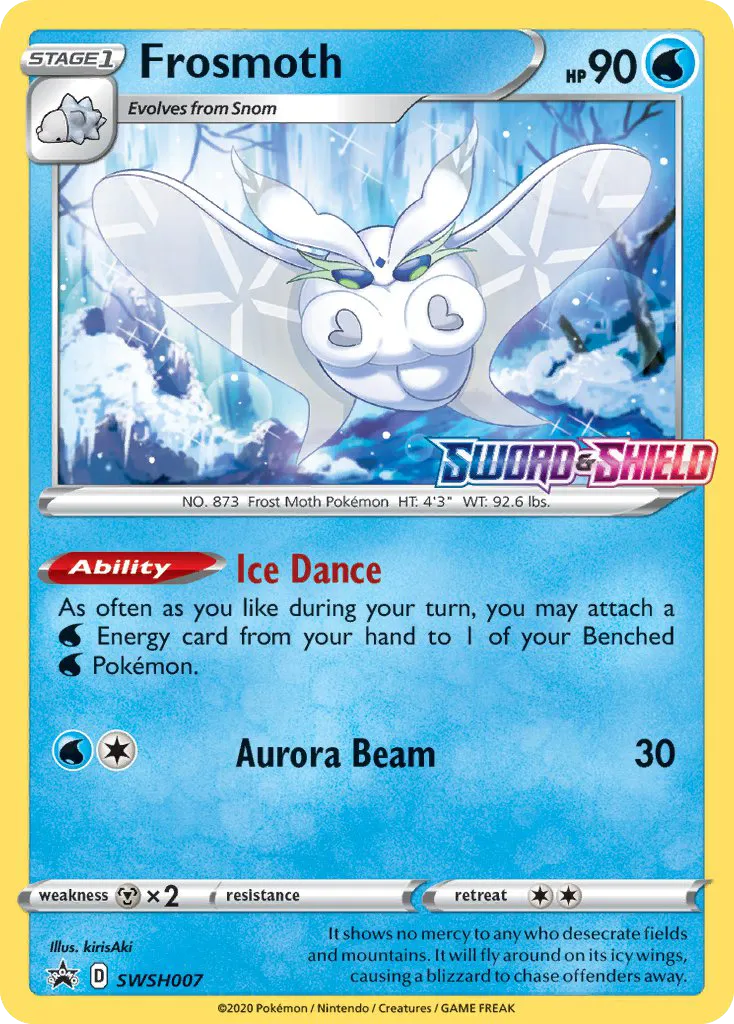 2019 SWSH Black Star Promos Frosmoth #SWSH007 card image