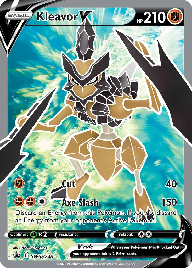 2019 SWSH Black Star Promos Kleavor V #SWSH248 card image
