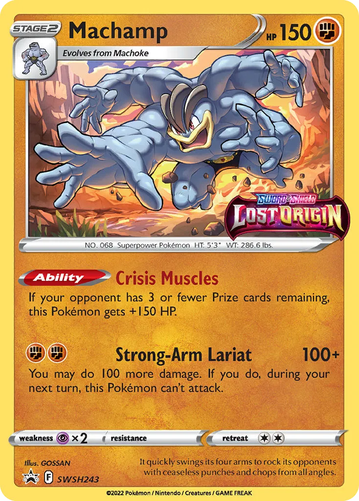 2019 SWSH Black Star Promos Machamp #SWSH053 card image