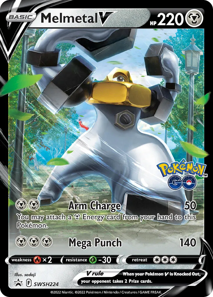 2019 SWSH Black Star Promos Melmetal V #SWSH224 card image