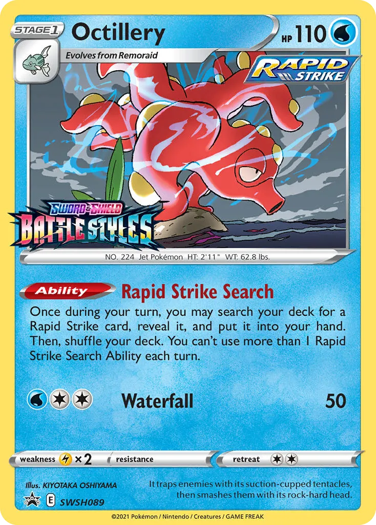 2019 SWSH Black Star Promos Octillery #SWSH089 card image