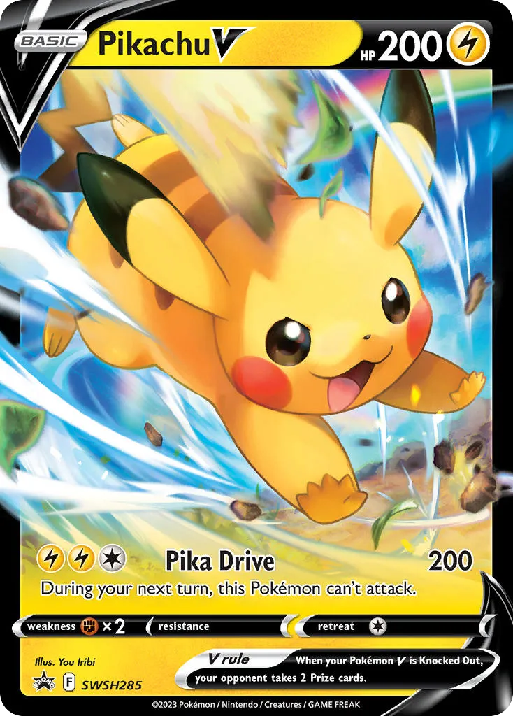 2019 SWSH Black Star Promos Pikachu V #SWSH145 card image
