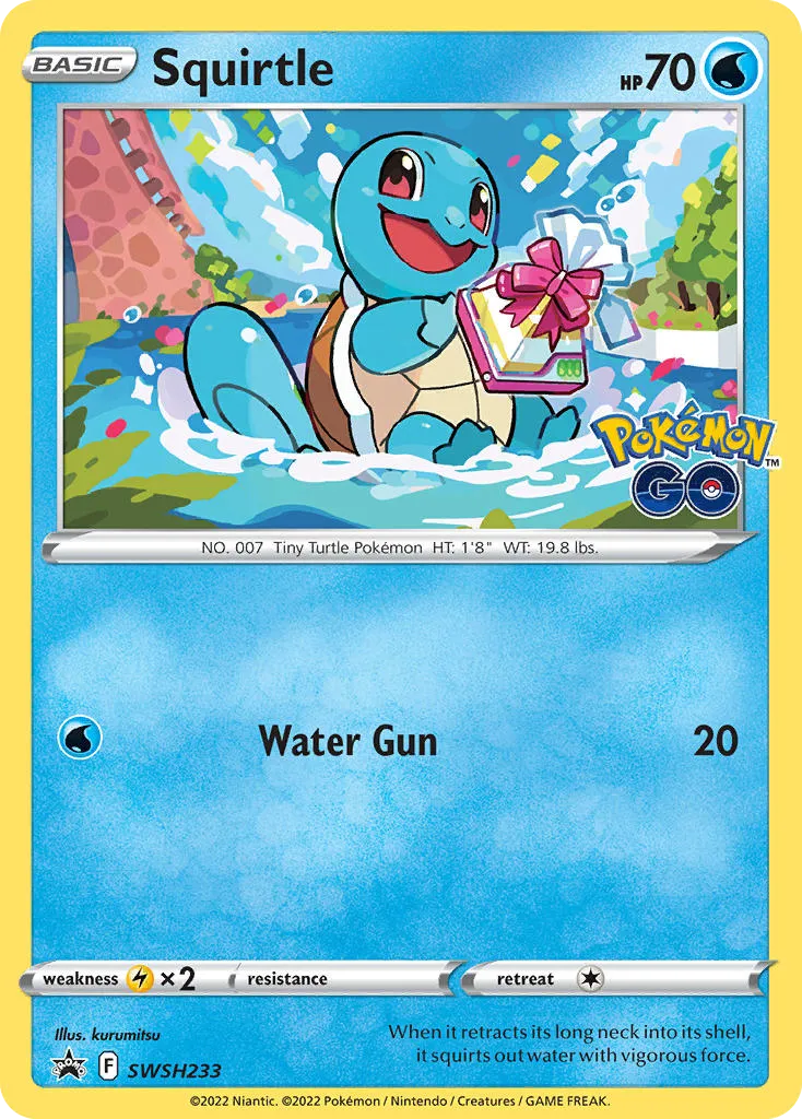 2019 SWSH Black Star Promos Squirtle #SWSH233 card image