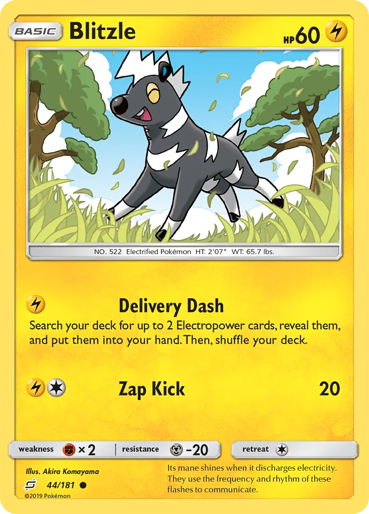 2019 Team Up Blitzle Common #044/181 Common card image