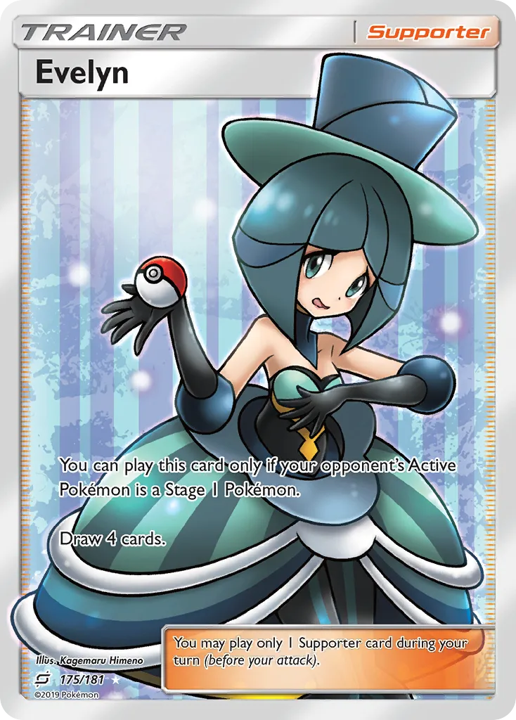 2019 Team Up Evelyn #175/181 Rare Ultra card image