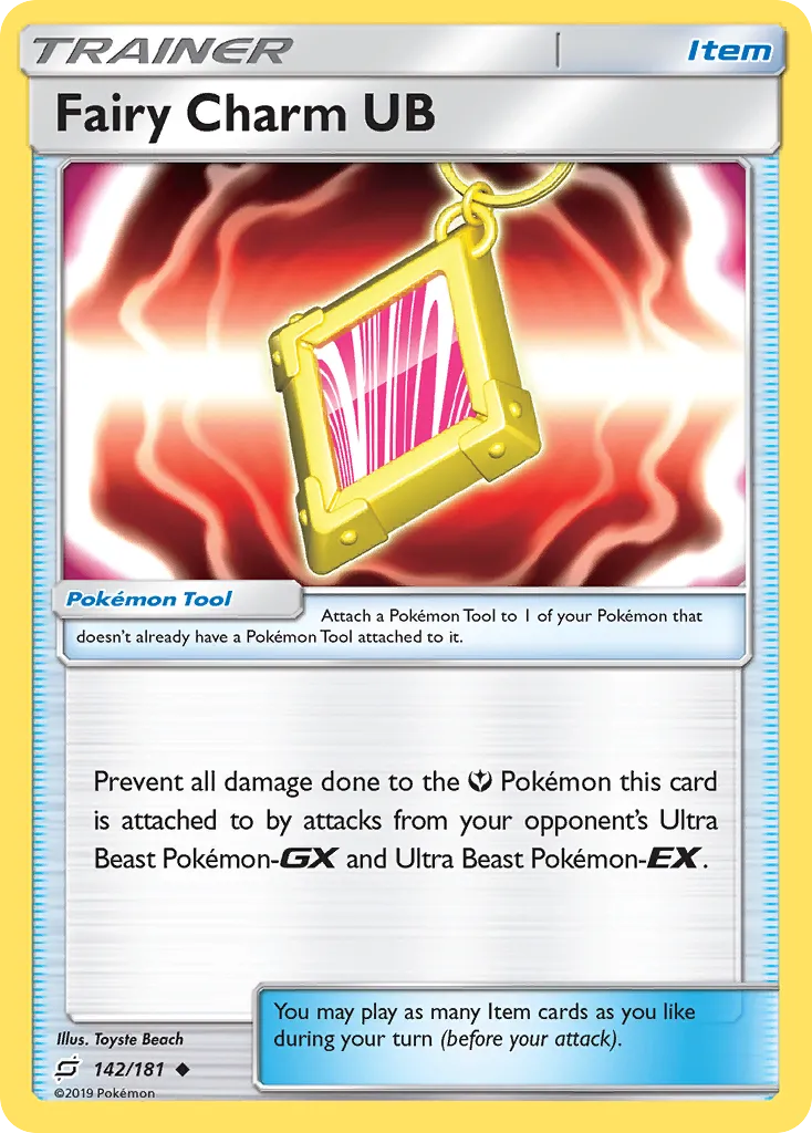 2019 Team Up Fairy Charm UB Uncommon #142/181 Uncommon card image