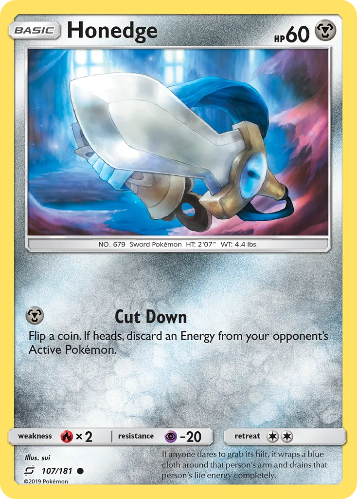 2019 Team Up Honedge #107/181 Common card image