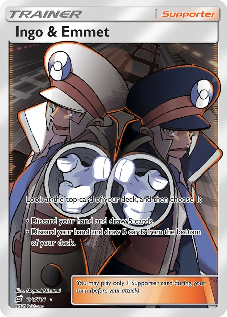2019 Team Up Ingo & Emmet Uncommon #144/181 Uncommon card image