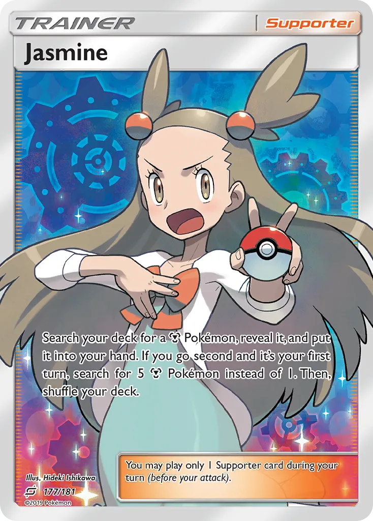 2019 Team Up Jasmine #177/181 Rare Ultra card image