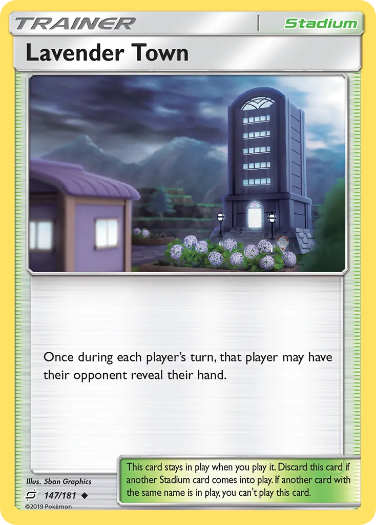 2019 Team Up Lavender Town Uncommon #147/181 Uncommon card image