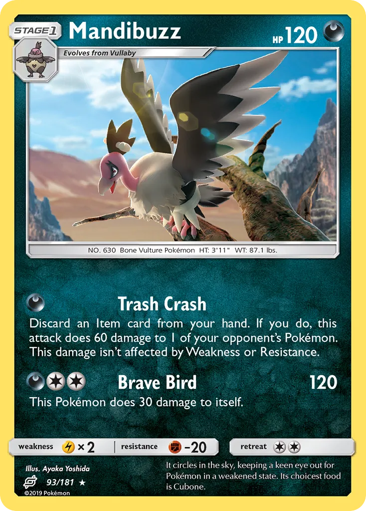 2019 Team Up Mandibuzz Rare #093/181 Rare card image