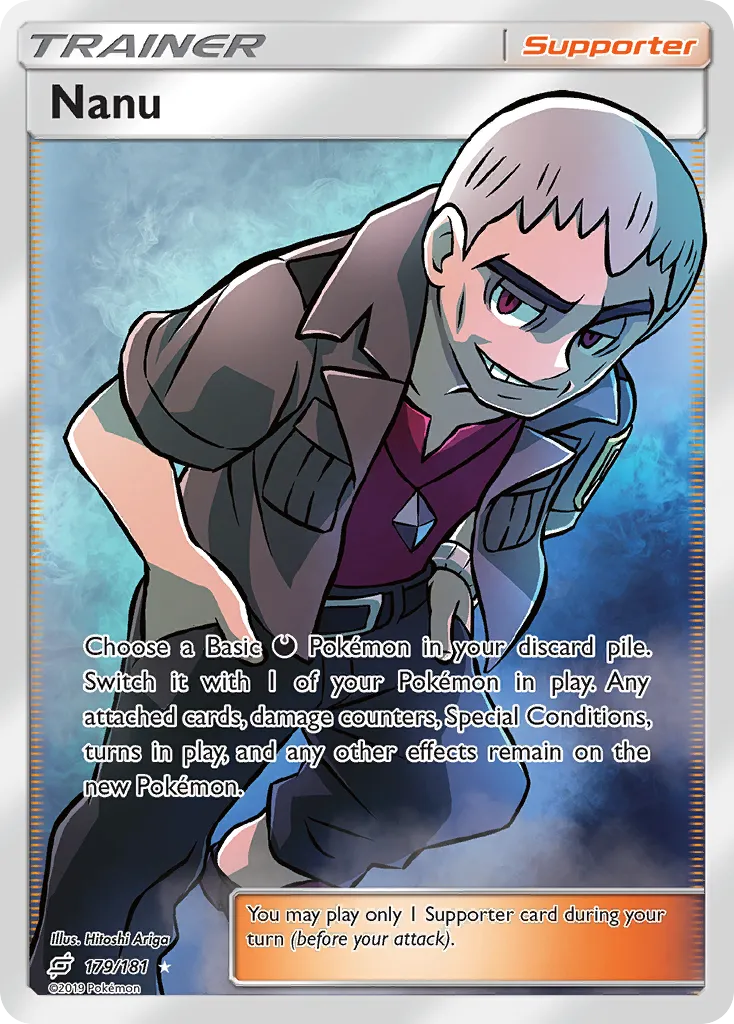 2019 Team Up Nanu #150/181 Uncommon card image