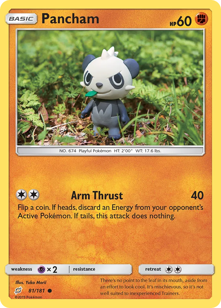 2019 Team Up Pancham Common #081/181 Common card image