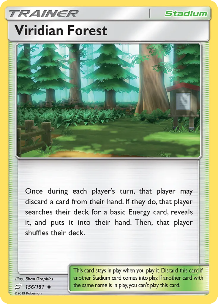 2019 Team Up Viridian Forest #156/181 Uncommon card image