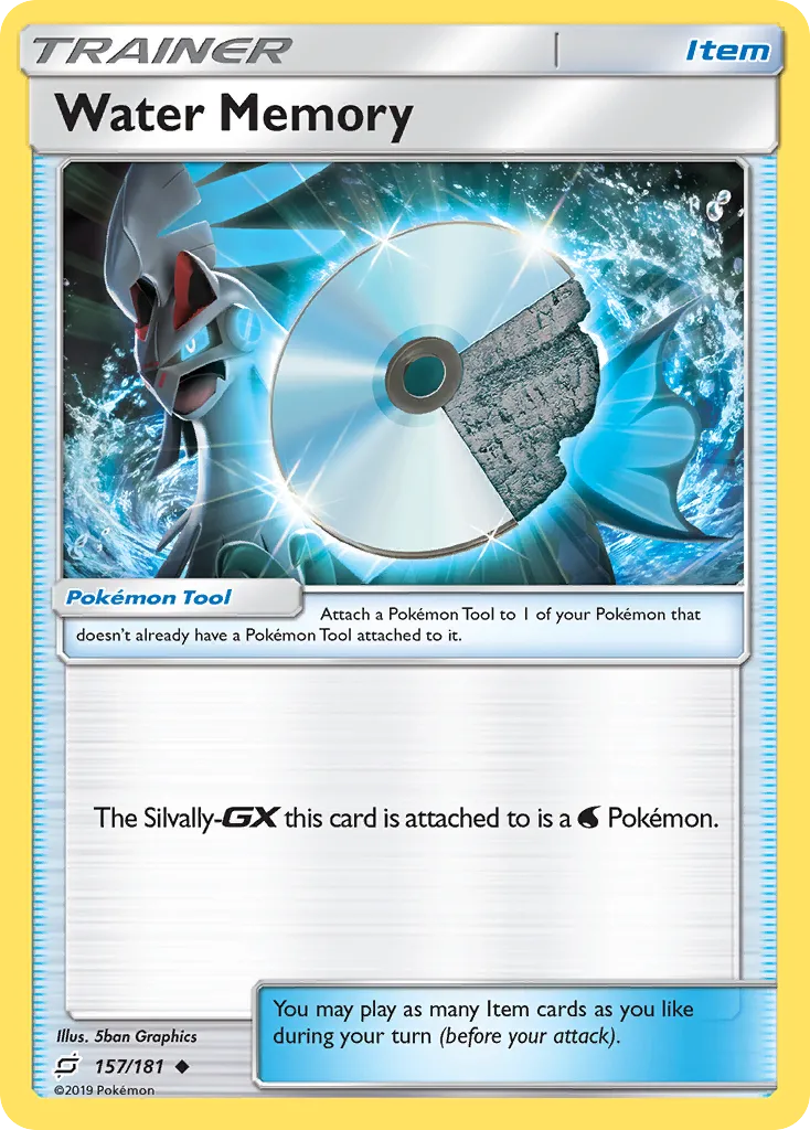 2019 Team Up Water Memory Uncommon #157/181 Uncommon card image