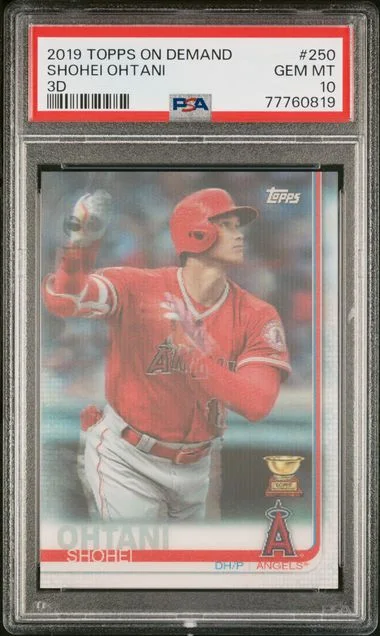 2019 Topps 250 Shohei Ohtani On Demand #3D card image