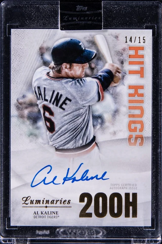 2019 Topps Al Kaline Luminaries Hit Kings #HK-AK card image