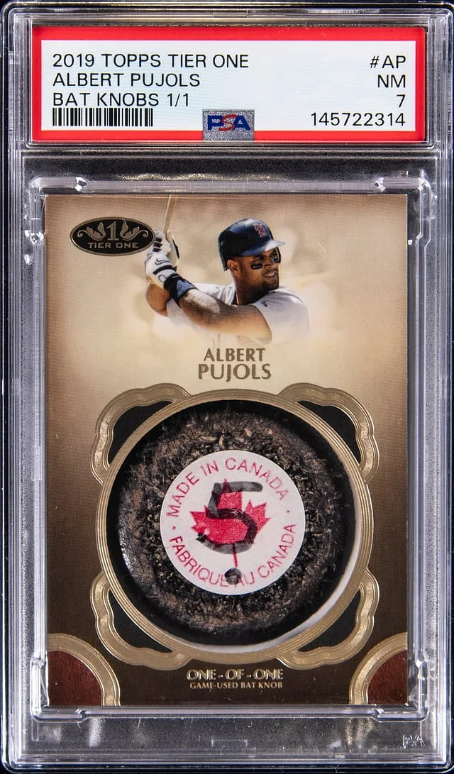 2019 Topps Albert Pujols Game-Used Bat Knob Tier One Bat Knobs #T1BK-AP card image