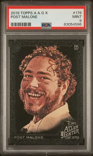 2019 Topps Allen & Ginter Post Malone X #176 card image