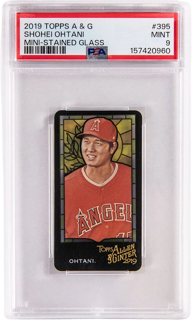 2019 Topps Allen & Ginter Shohei Ohtani Mini Stained Glass #395 card image