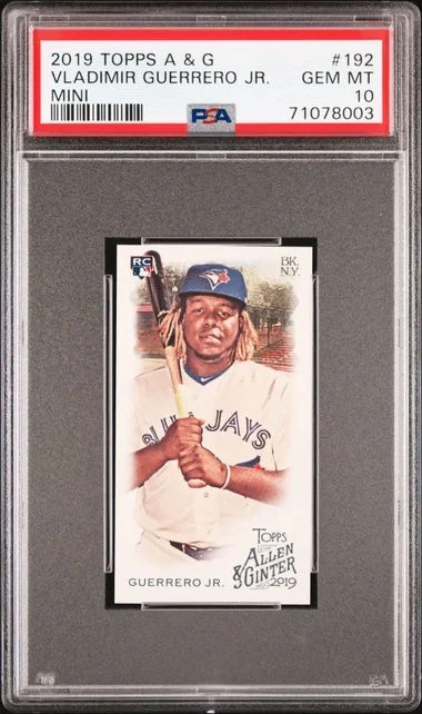 2019 Topps Allen & Ginter Vladimir Guerrero Jr. Mini #192 card image