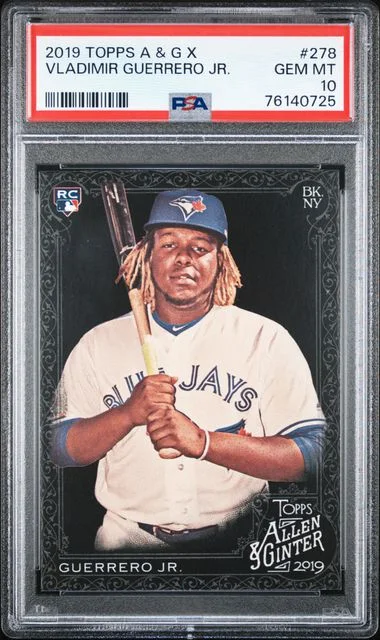 2019 Topps Allen & Ginter Vladimir Guerrero Jr. X #278 card image