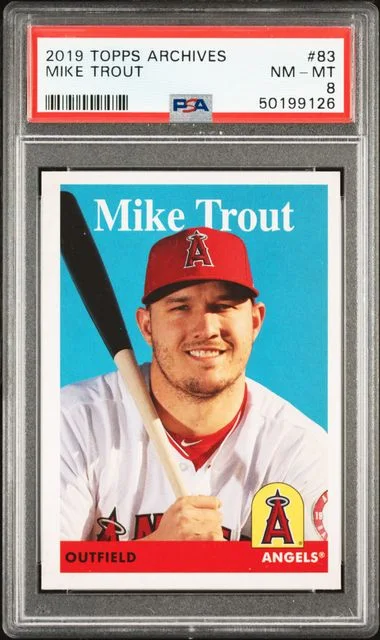 2019 Topps Archives Mike Trout #83 card image