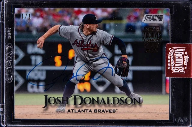 2019 Topps Archives Signature Series Josh Donaldson Stadium Club #4 card image