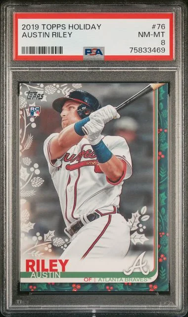 2019 Topps Austin Riley Holiday #76 card image