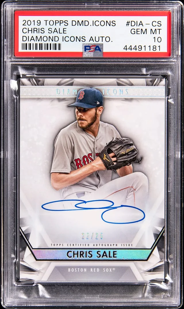 2019 Topps Chris Sale Diamond Icons Diamond Icons Autographs #DIA-CS card image