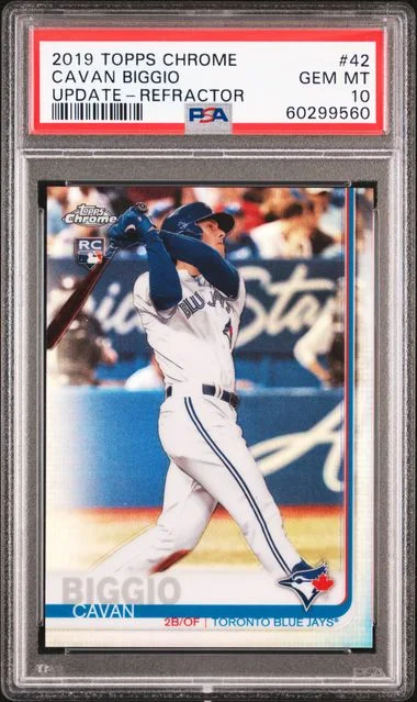 2019 Topps Chrome Cavan Biggio Refractor #42 card image