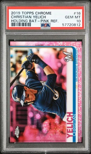2019 Topps Chrome Christian Yelich #16 card image