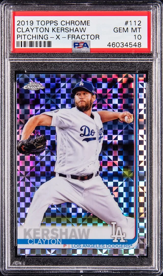 2019 Topps Chrome Clayton Kershaw Pitching - X - Factor #112 card image