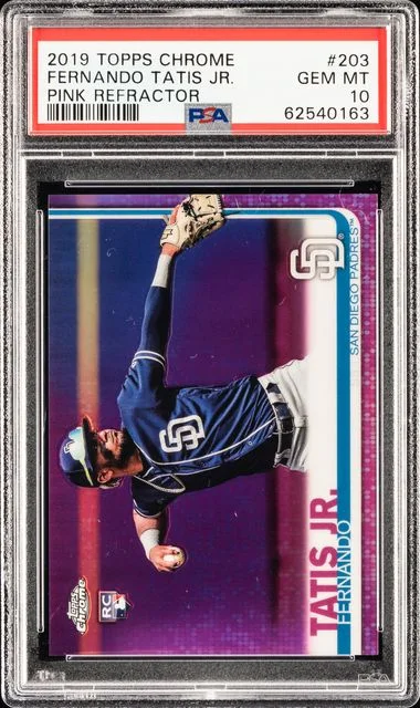 2019 Topps Chrome Fernando Tatis Jr. Refractor #203 card image